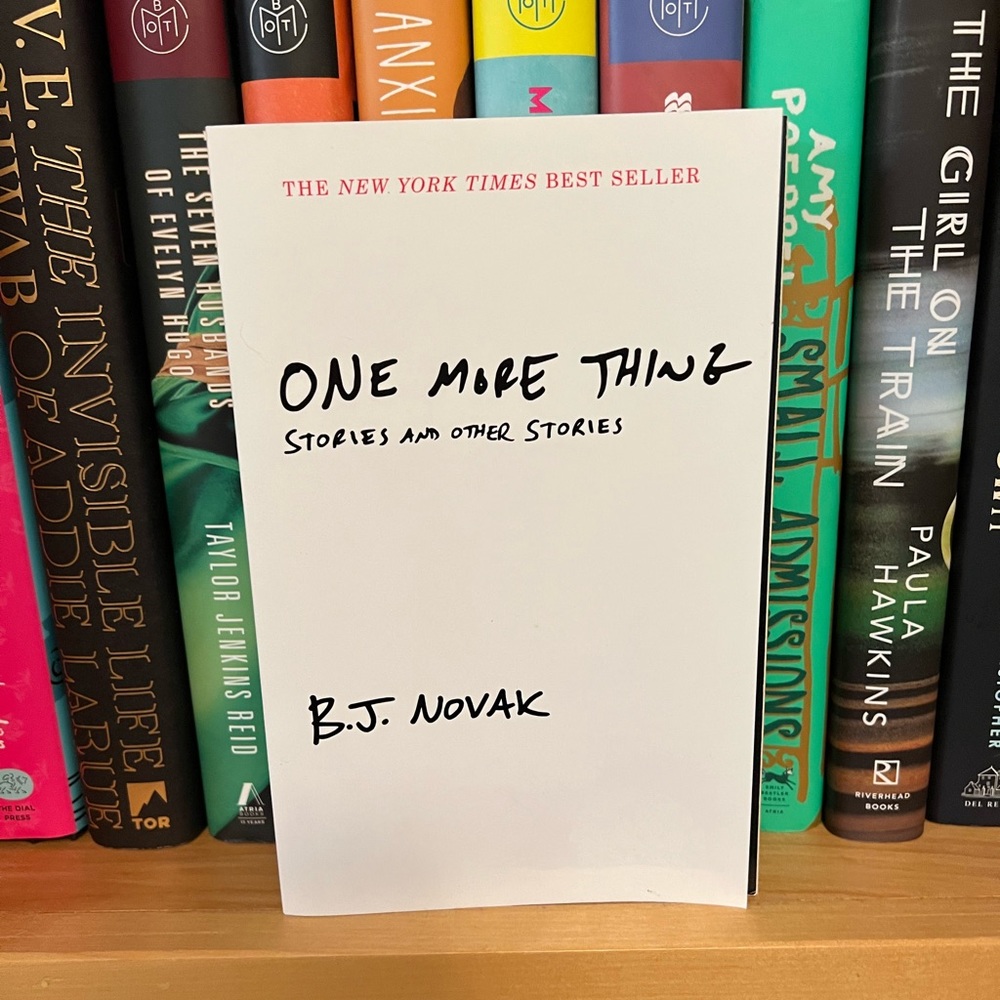 4/$25 One More Thing by B.J. Novack